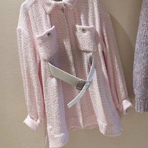 Chanel style women long sleeve shirt